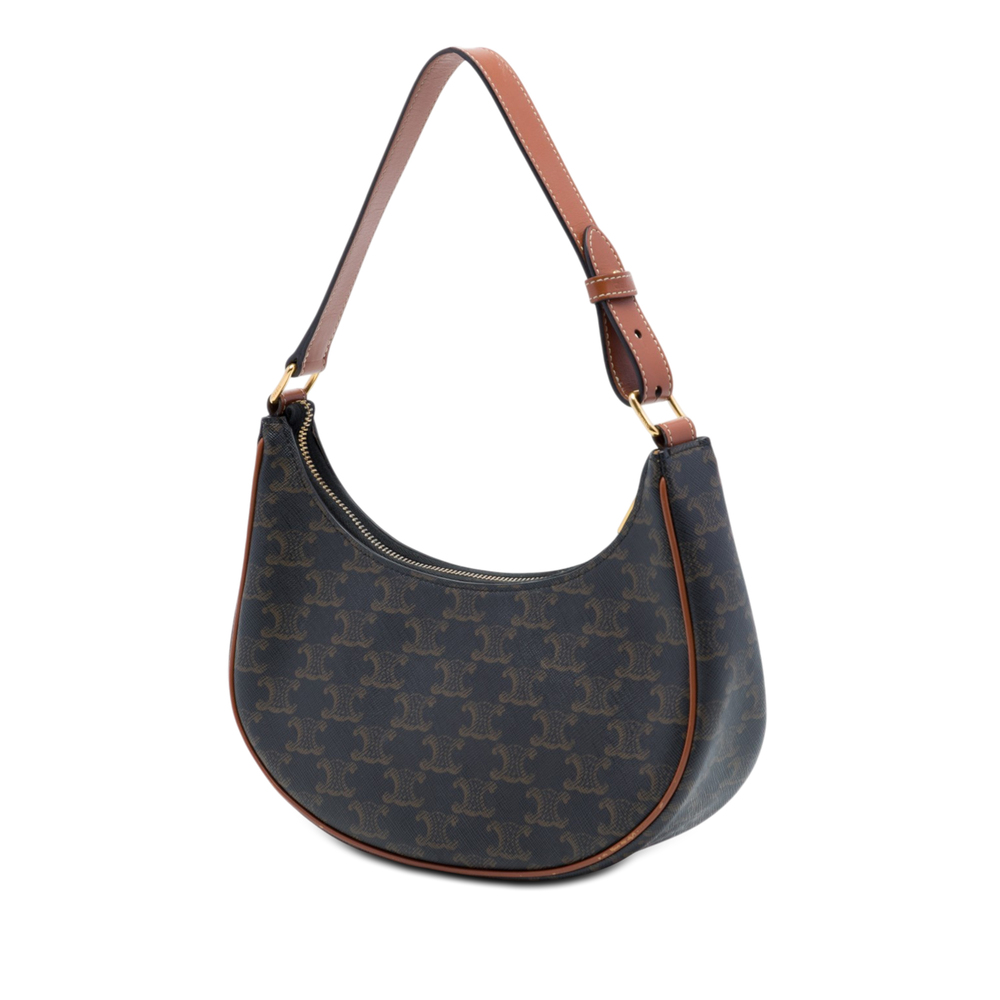 Pre-Loved Celine Medium Triomphe Coated Canvas Ava Shoulder Bag - Picture 2 of 6